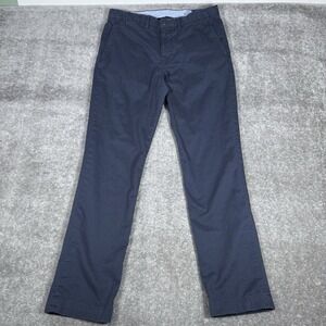 Polo Ralph Lauren Pants Men's 34x34 Navy Blue Bedford Stretch Straight Fit Chino
